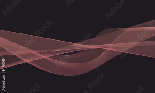 light waves on black background, perfect for desktop wallpaper © Dompet Masa Depan