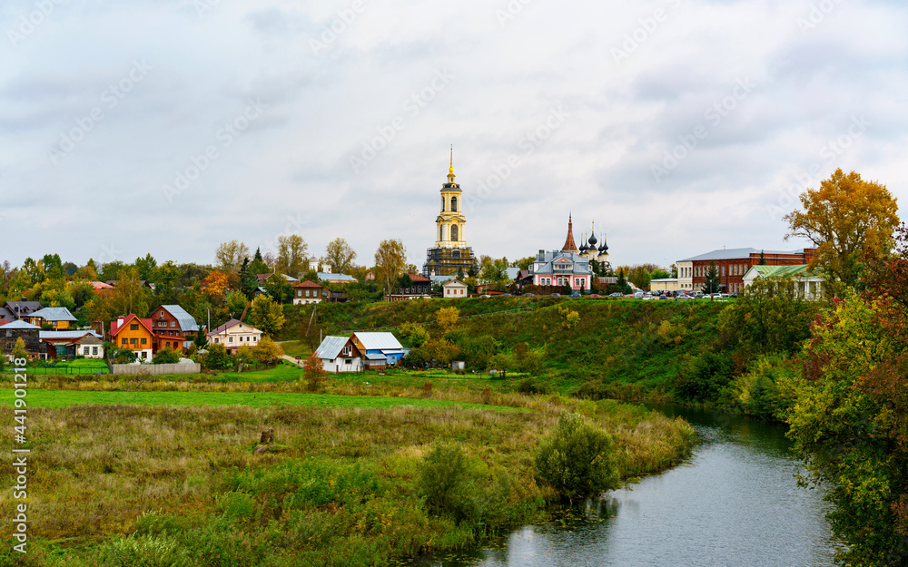 The architecture of Suzdal, an ancient city in Russia. The architecture of Suzdal, an ancient city in Russia.