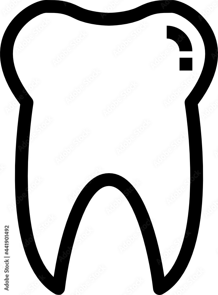 dental outline icon dental outline icon