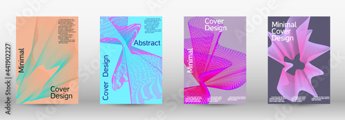 Modern abstract background. Modern design template. A set of modern abstract covers. © niko180180