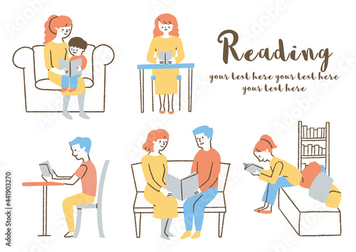 読書をする人たち02