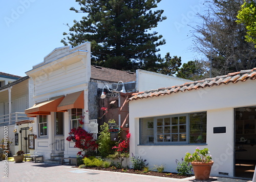 Εκτύπωση καμβά Cannery Row am Pazifik in Monterey, Kalifornien