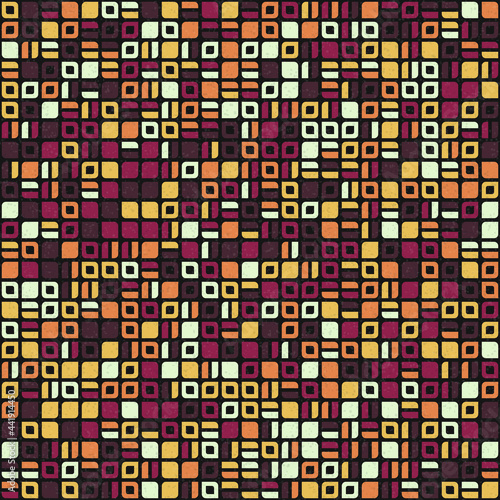 Abstract Geometric Pattern generative computational art illustration