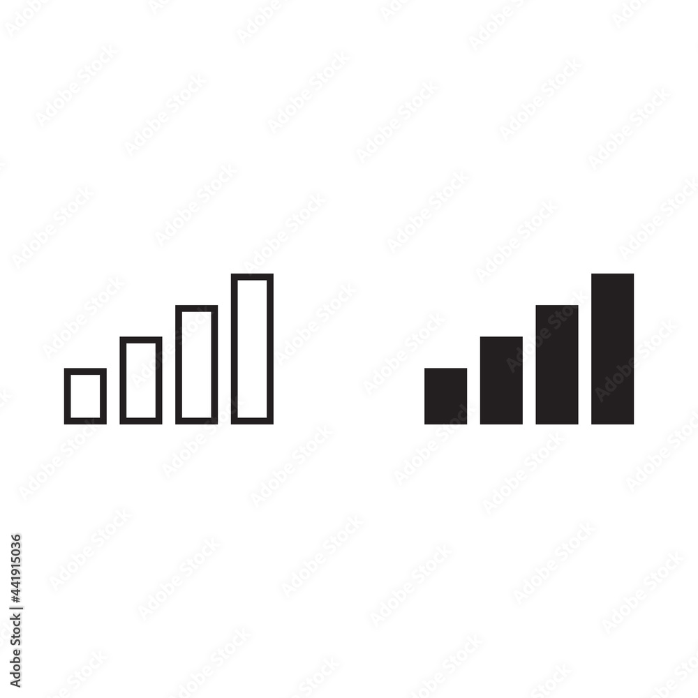 signal bar icon signal bar icon