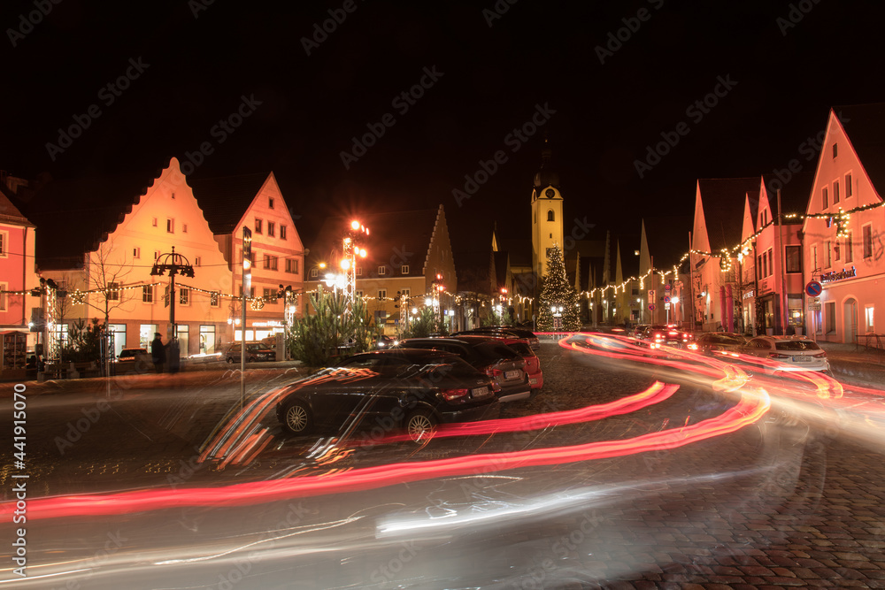 Schwandorf at night