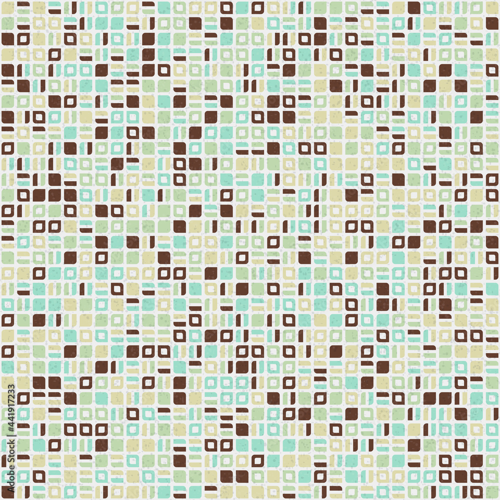 Fototapeta premium Abstract Geometric Pattern generative computational art illustration