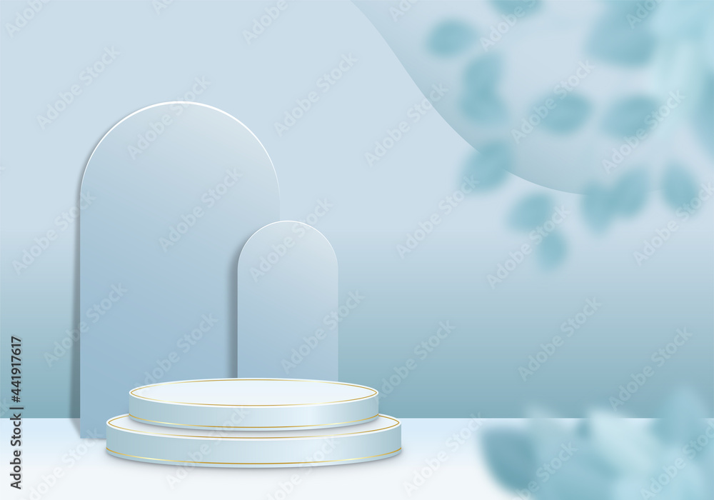 Abstract minimal scene with geometric forms. cylinder podium in blue background. product presentation, mock up, show cosmetic product, Podium, stage pedestal or platform. 3d vector Free Vector Abstract minimal scene with geometric forms. cylinder podium in blue background. product presentation, mock up, show cosmetic product, Podium, stage pedestal or platform. 3d vector Free Vector