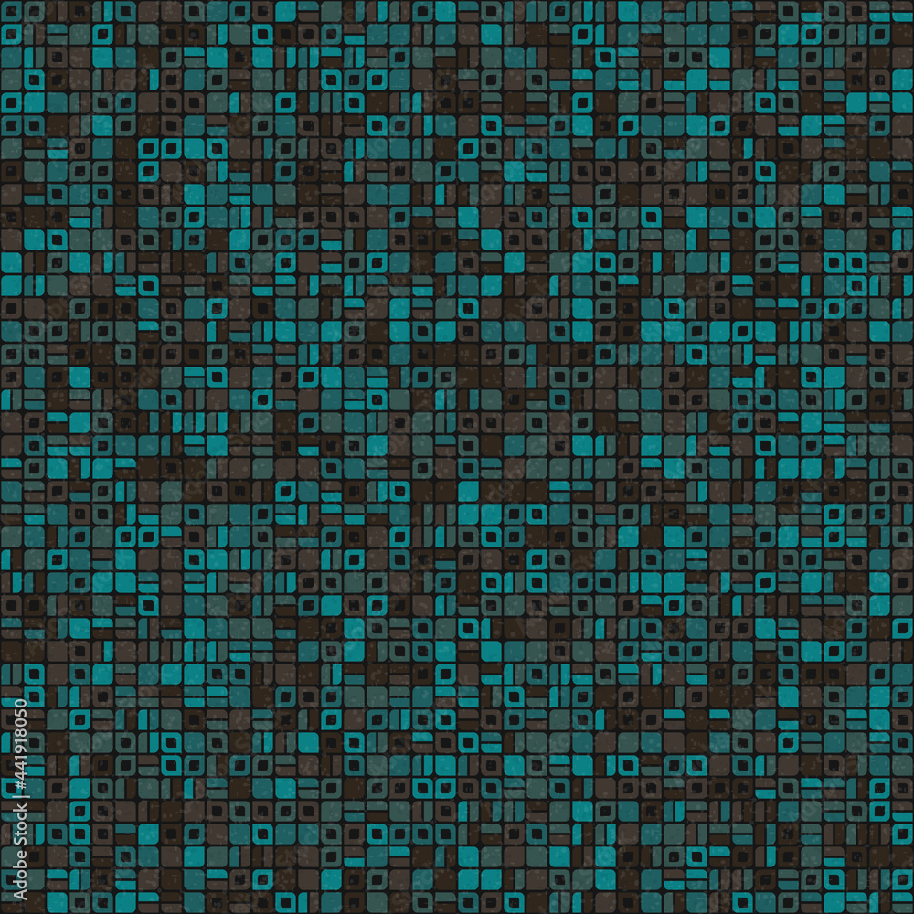 Fototapeta premium Abstract Geometric Pattern generative computational art illustration