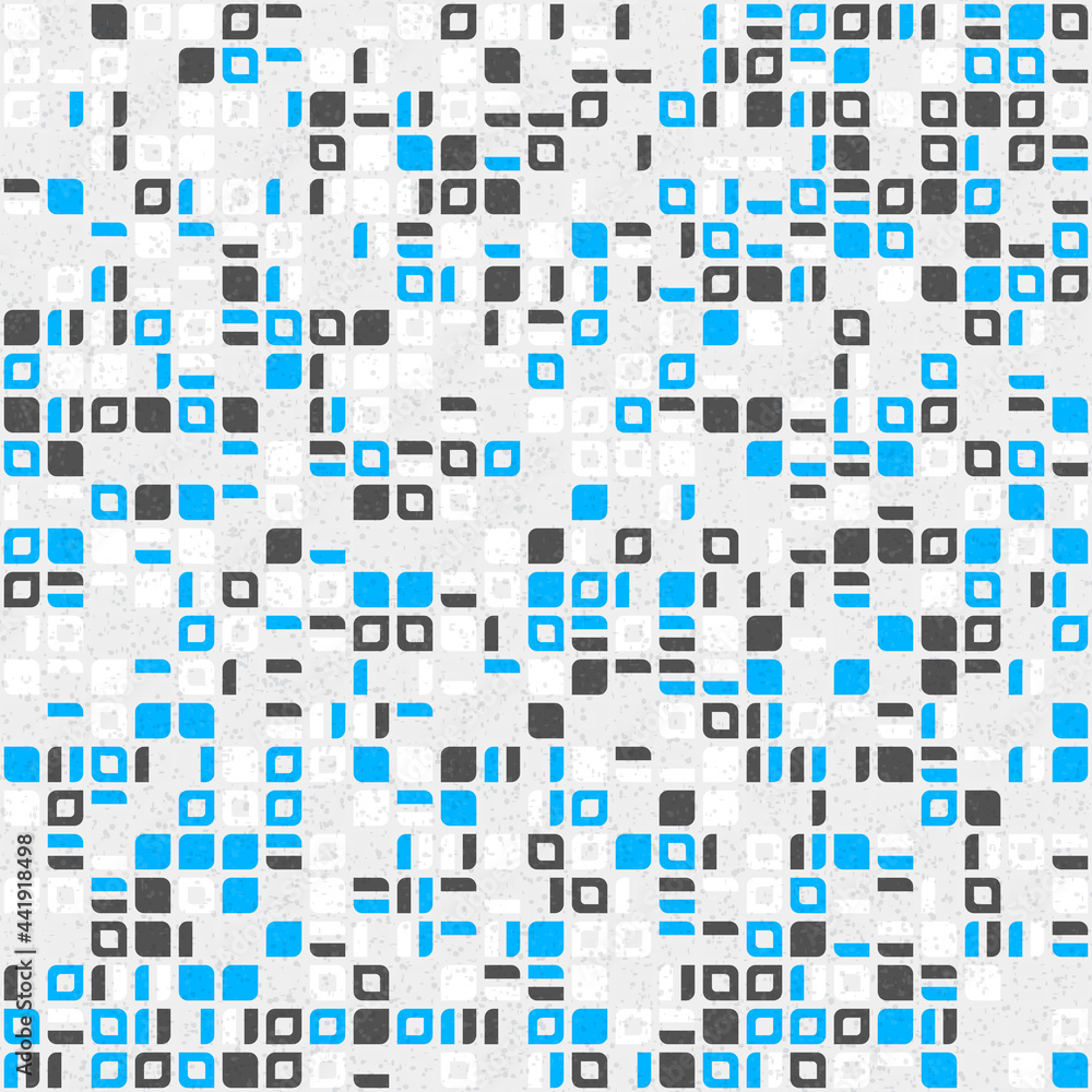 Fototapeta premium Abstract Geometric Pattern generative computational art illustration