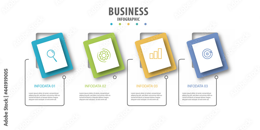 vector info graphic design with four options or steps. Premium Vector vector info graphic design with four options or steps. Premium Vector