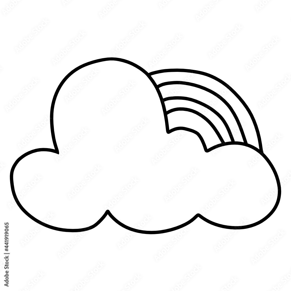 Cute rainbow on clouds vactor for web, wedsite, application, presentation, Graphics design, branding, etc. Cute rainbow on clouds vactor for web, wedsite, application, presentation, Graphics design, branding, etc.