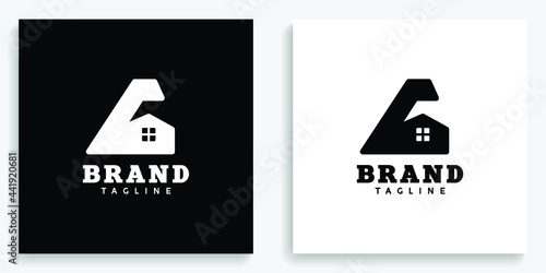 Home Fitness Logo. Modern logo icon symbol template vector design