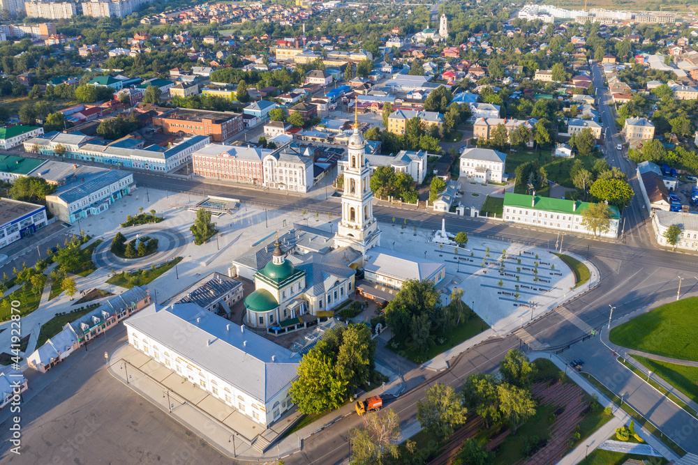 View of St. John the Evangelist Church (Ioanna Bogoslova)  in a sunny morning. Kolomna, Moscow Oblast, Russia.
