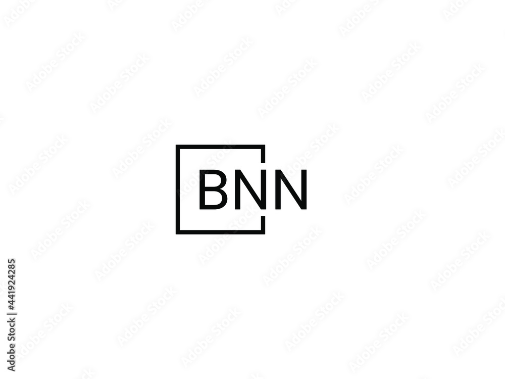 Obraz premium BNN Letter Initial Logo Design Vector Illustration