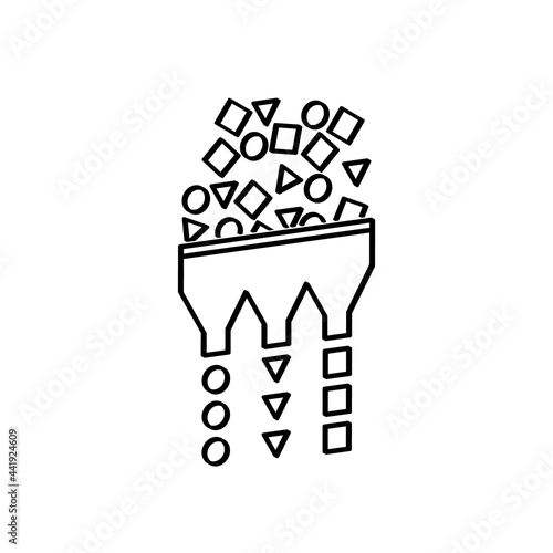 visualized and simplified sort process