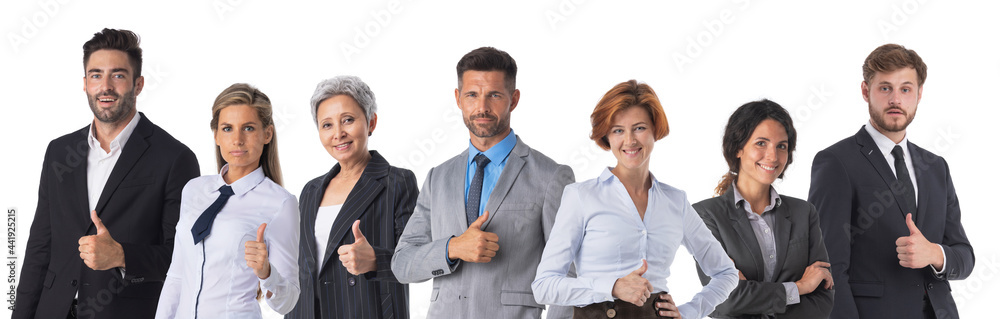 Successful happy business team Successful happy business team