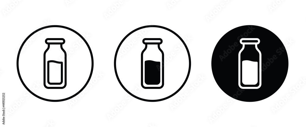 milk bottle icon, milk icons button, vector, sign, symbol, logo, illustration, editable stroke, flat design style isolated on white linear pictogram milk bottle icon, milk icons button, vector, sign, symbol, logo, illustration, editable stroke, flat design style isolated on white linear pictogram