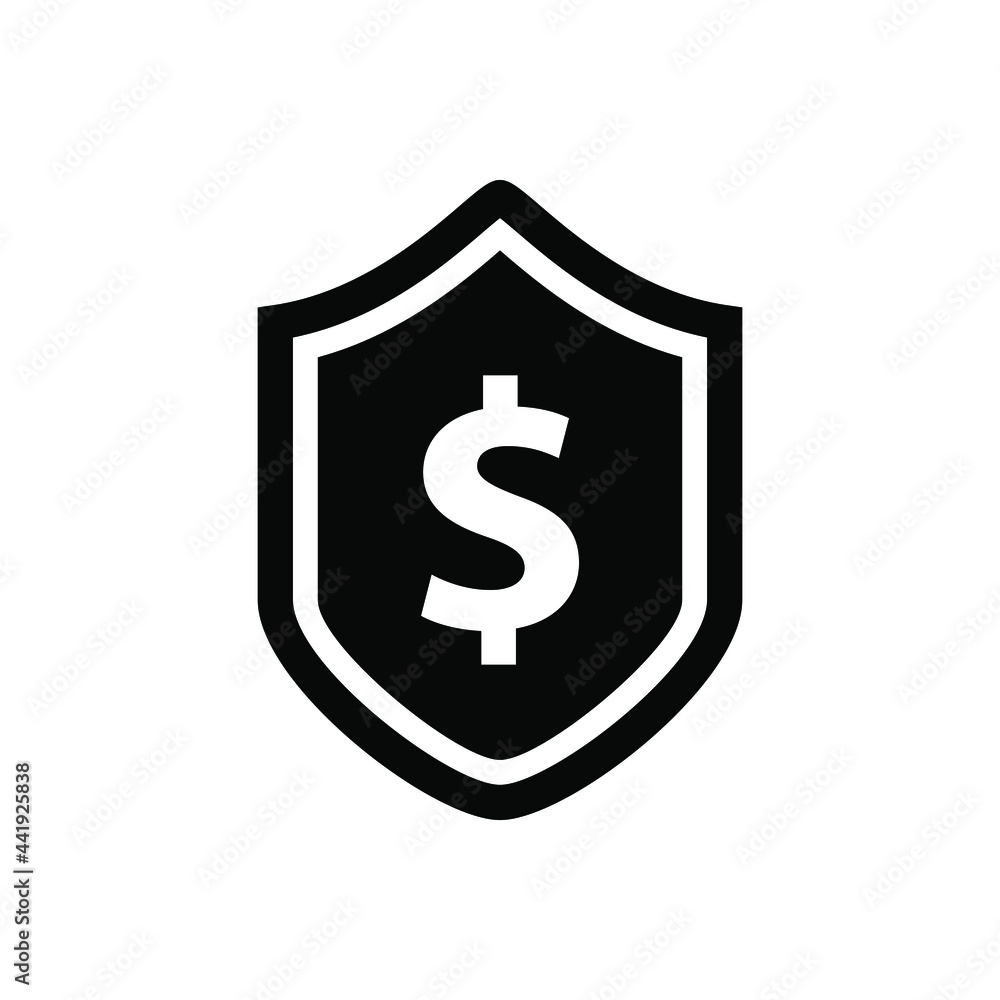Business insurance icon vector graphic illustration Business insurance icon vector graphic illustration