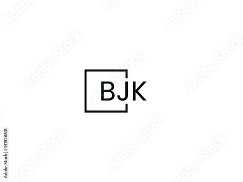 BJK letter initial logo design vector illustration