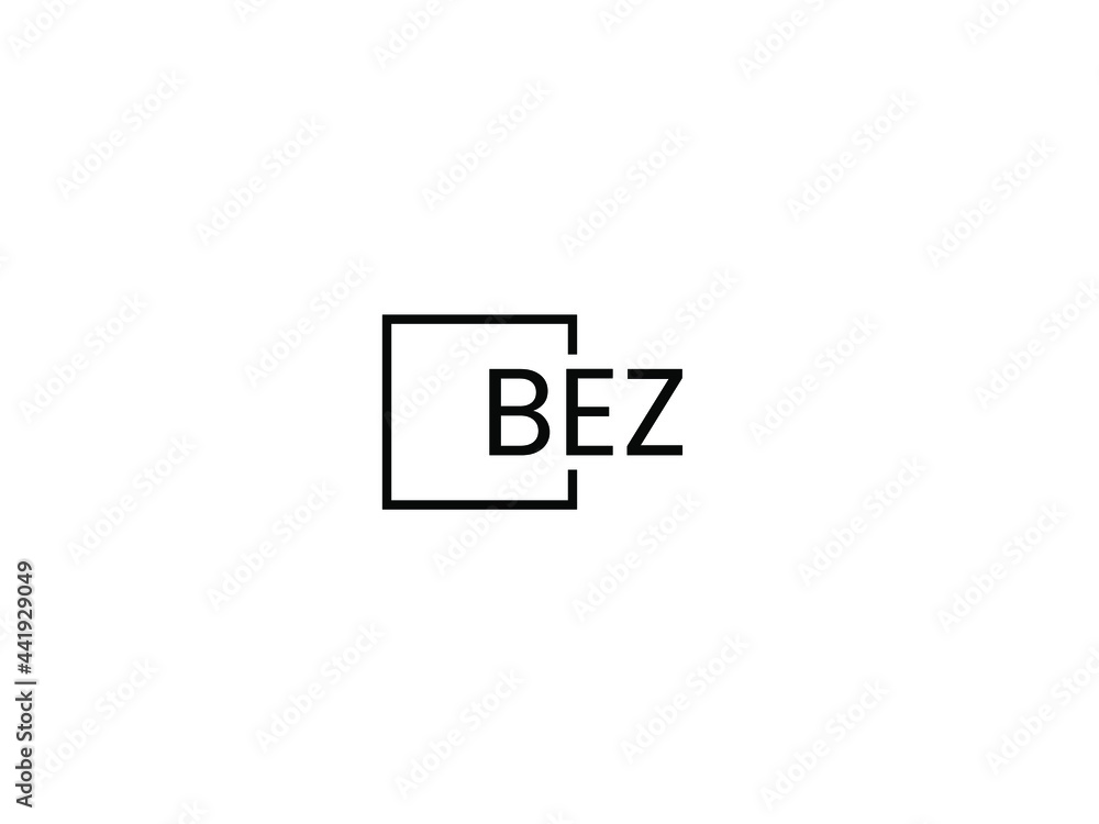 BEZ Letter Initial Logo Design Vector Illustration BEZ Letter Initial Logo Design Vector Illustration