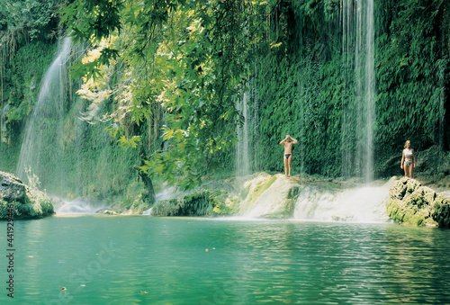 Turkey's rivers and waterfalls. Kursunlu waterfall, Antalya, Turkey
