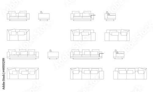 Interior Sofa Set #1