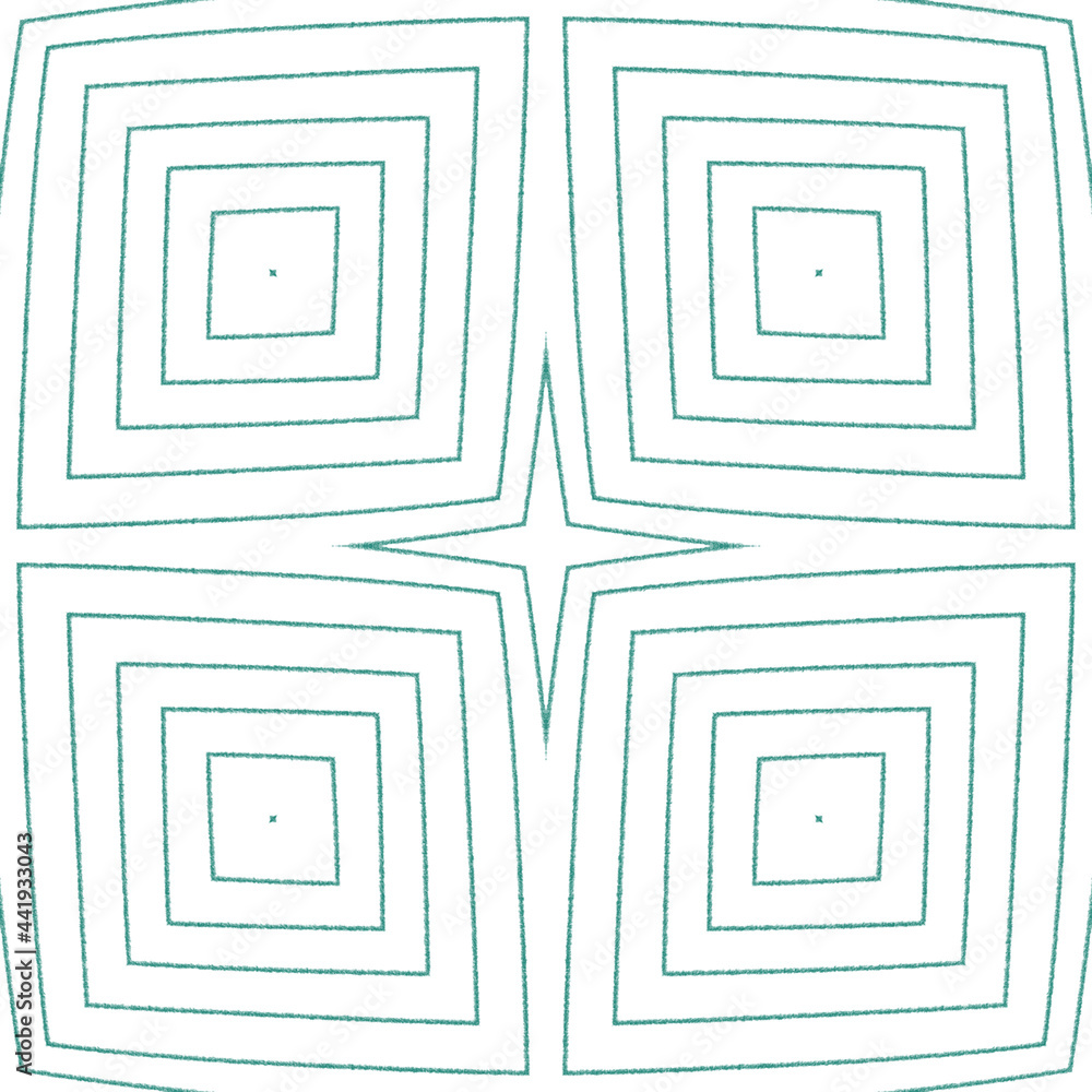 Arabesque hand drawn pattern. Turquoise Arabesque hand drawn pattern. Turquoise