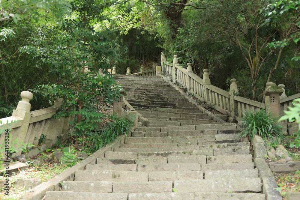 日本の岡山県玉野市八浜の美しい風景