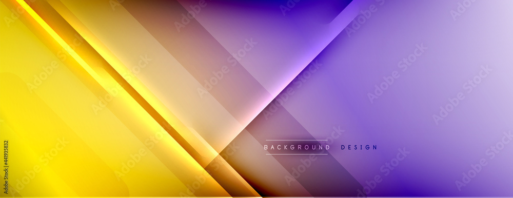 Abstract background - lines composition created with lights and shadows. Technology or business digital template. Trendy simple fluid color gradient abstract background with dynamic Abstract background - lines composition created with lights and shadows. Technology or business digital template. Trendy simple fluid color gradient abstract background with dynamic