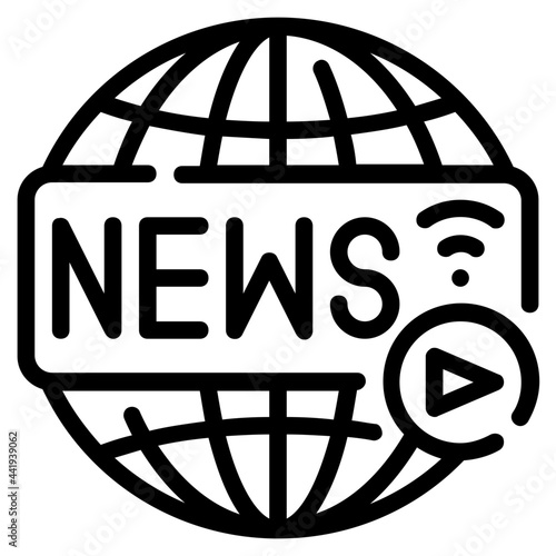 news line icon