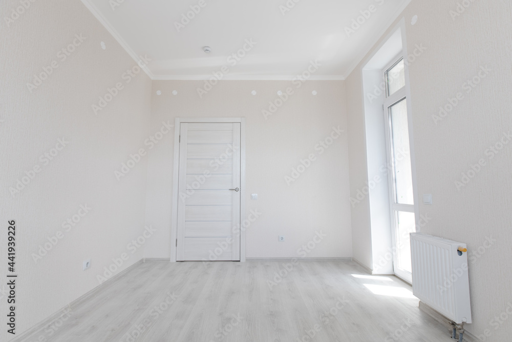 Modern white minimalist interior blank wall. Rooms in the apartment. Modern white minimalist interior blank wall. Rooms in the apartment.
