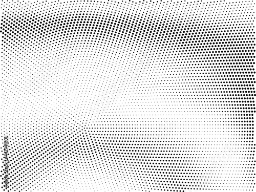 Abstract geometric dotted halftone pattern design background