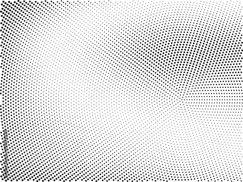 Abstract geometric dotted halftone pattern design background