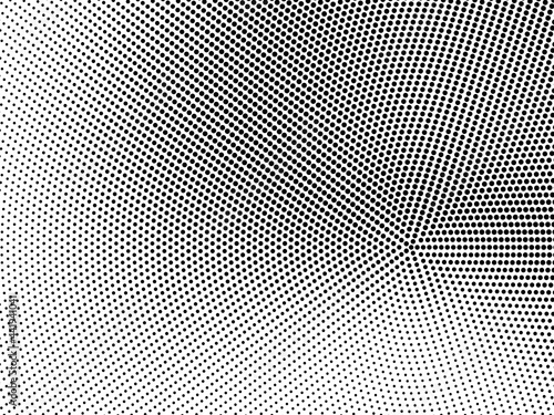 Abstract geometric dotted halftone pattern design background