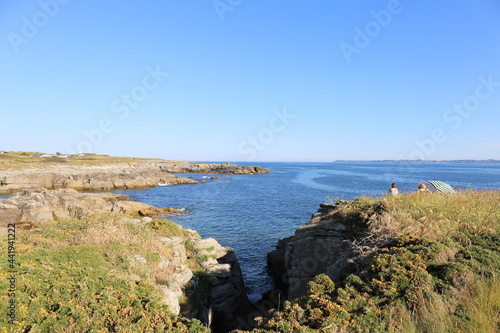  Landscape of Brittany, port of Kerroch
