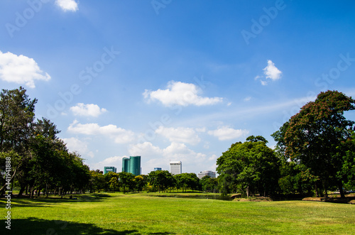 A large public section located in the center of the city is a recreational park for Thai people living in Bangkok.