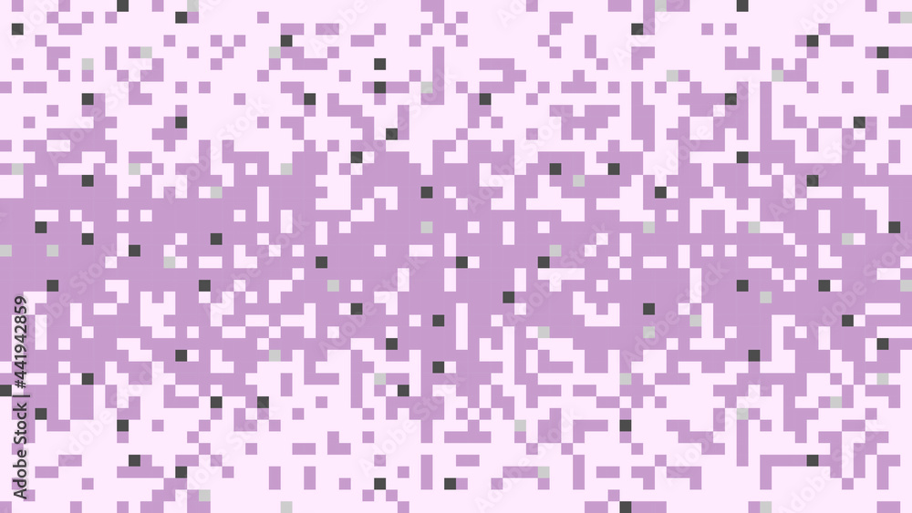 Fototapeta premium Halftone squares. Vector stylized geometric pattern and background. Falling pixels. Abstract mosaic. Vector illustration.