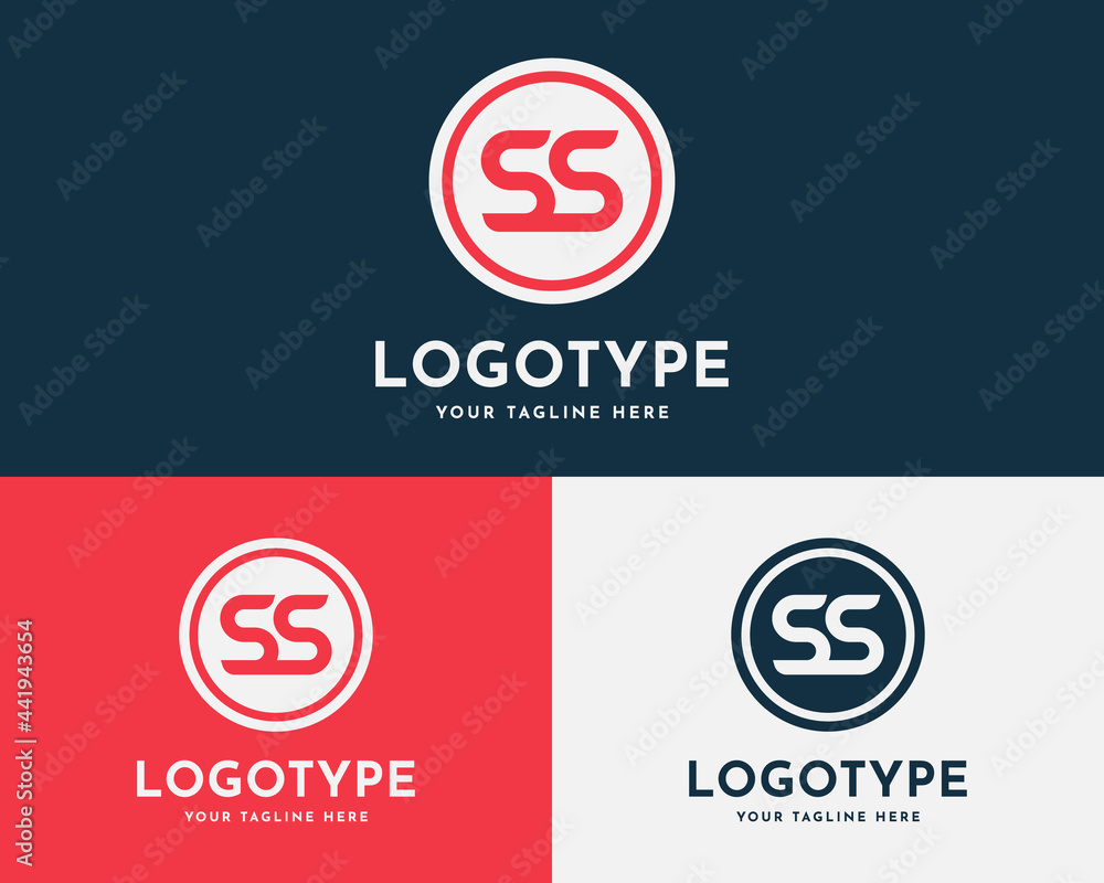 Letter SS, S initial logo design template. Creative and modern monogram symbol. Premium logotype for your business, corporate, or web. Letter SS, S initial logo design template. Creative and modern monogram symbol. Premium logotype for your business, corporate, or web.