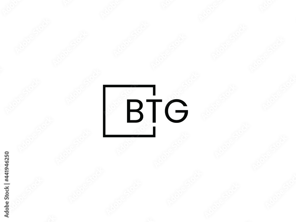 BTG Letter Initial Logo Design Vector Illustration BTG Letter Initial Logo Design Vector Illustration