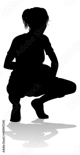 Female Soccer Football Play...