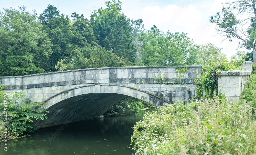 Old stone bridge over the River Test in the Hampshire town of Romsey Old stone bridge over the River Test in the Hampshire town of Romsey