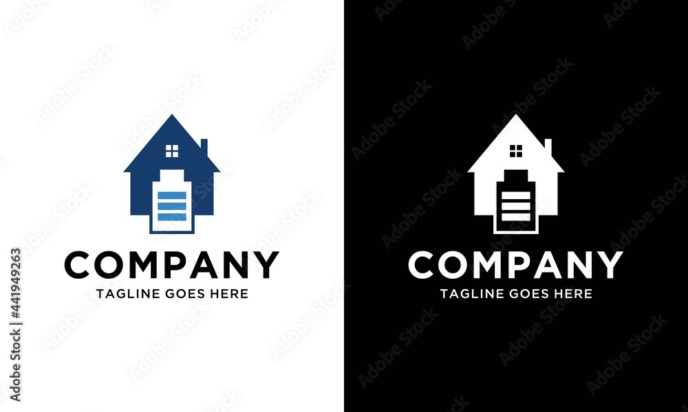 Battery house logo with a simple concept, a combination of a house and a battery Logo Template Design. Battery house logo with a simple concept, a combination of a house and a battery Logo Template Design.