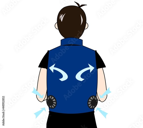 空調服　作業服　イメージ