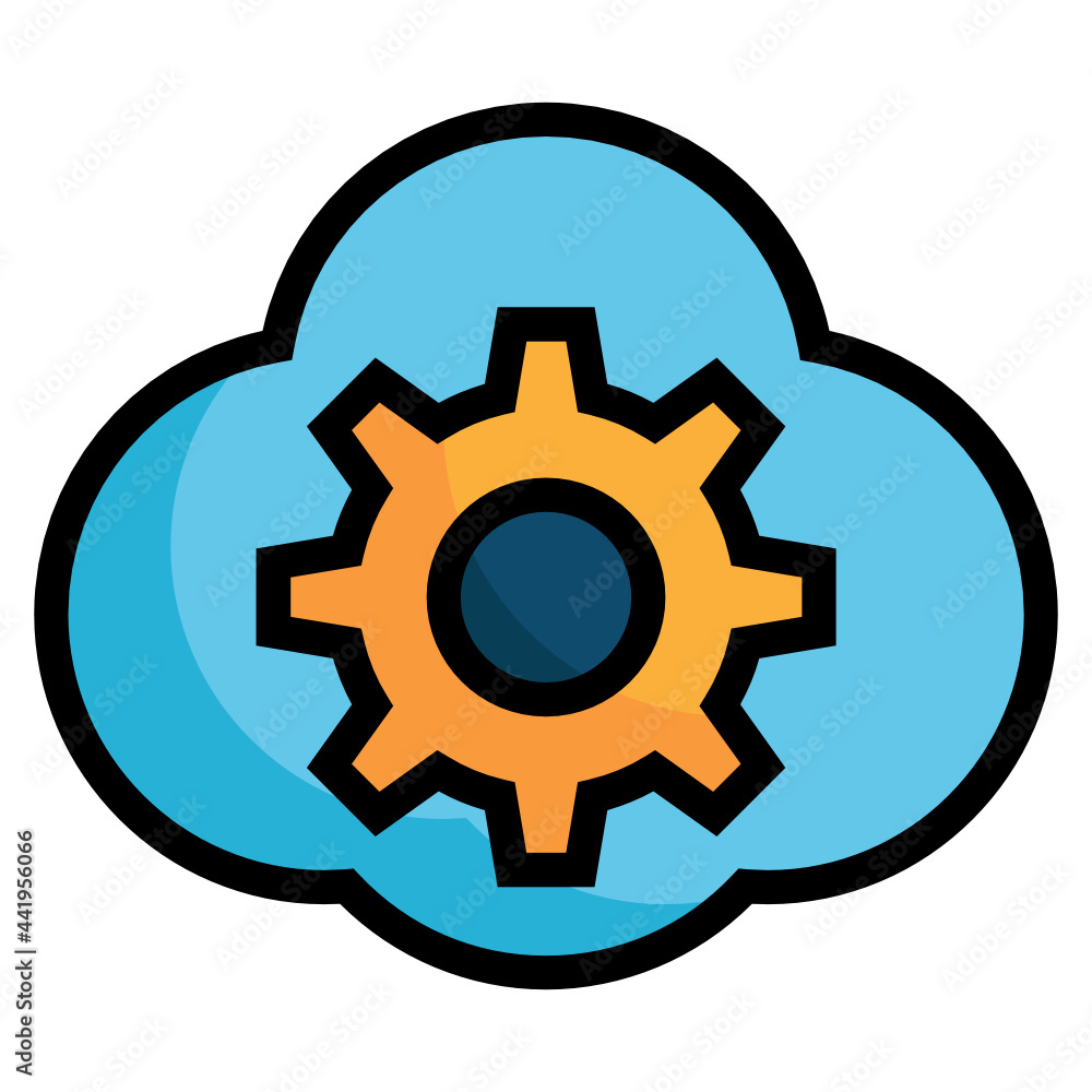 cloud filled outline icon cloud filled outline icon