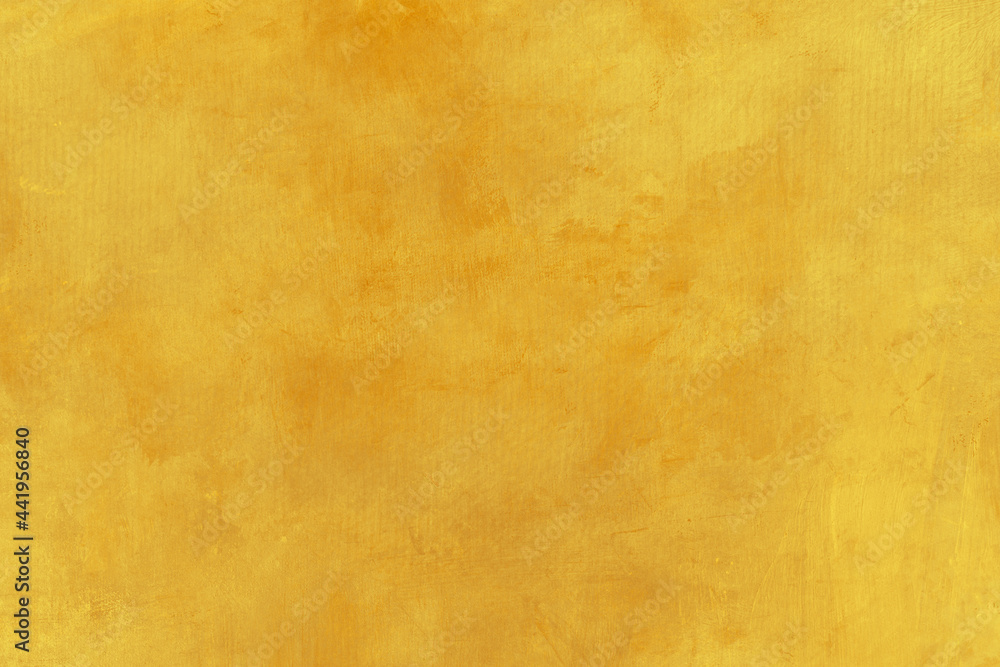 Yellow canvas painting background