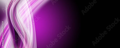 Abstract romantic wave panorama background design illustration with space for text