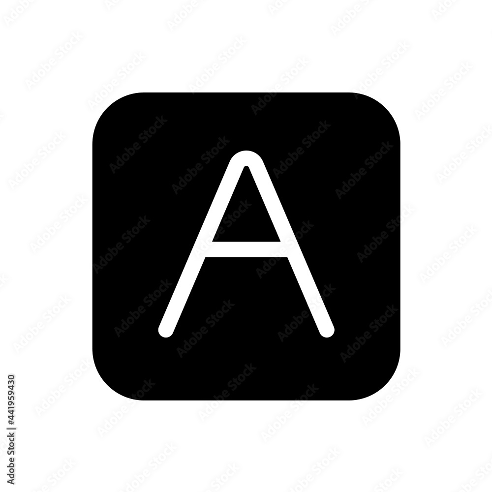 Automatic symbol icon with square style