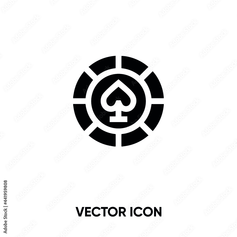 Poker chip vector icon . Modern, simple flat vector illustration for website or mobile app.Poker symbol, logo illustration. Pixel perfect vector graphics. Poker chip vector icon . Modern, simple flat vector illustration for website or mobile app.Poker symbol, logo illustration. Pixel perfect vector graphics.
