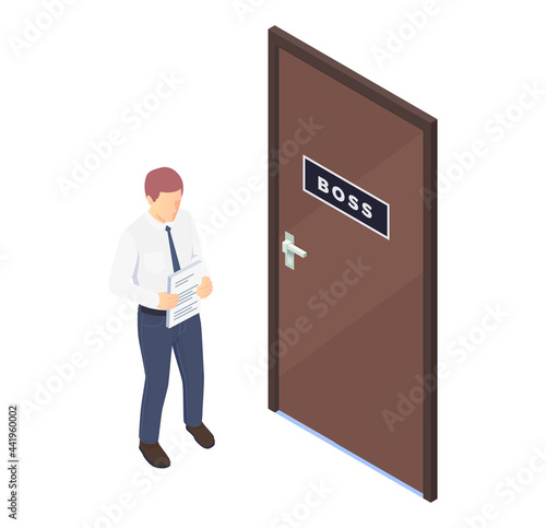Worried Office Worker