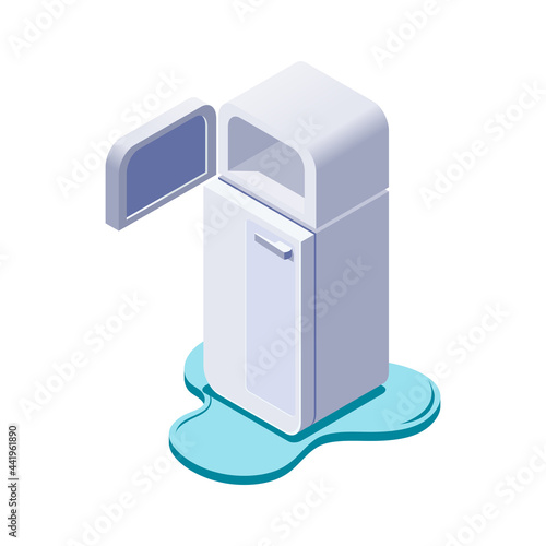 Leaking Refrigerator Icon